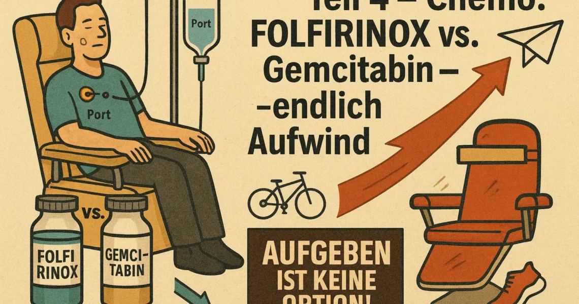Teil 4 – Chemo: FOLFIRINOX vs. Gemcitabin – endlich Aufwind